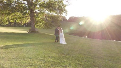 Lakeview Events Center Wedding Bride and Groom